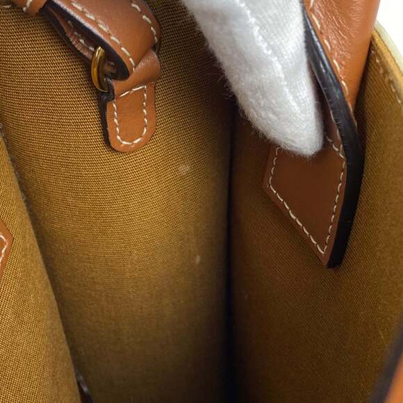 Celine Mini Vertical Cabas Triomphe 2-Way Shoulder/Handbag in Coated Canvas, ... - Picture 8 of 9